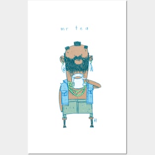 Mr Tea Posters and Art